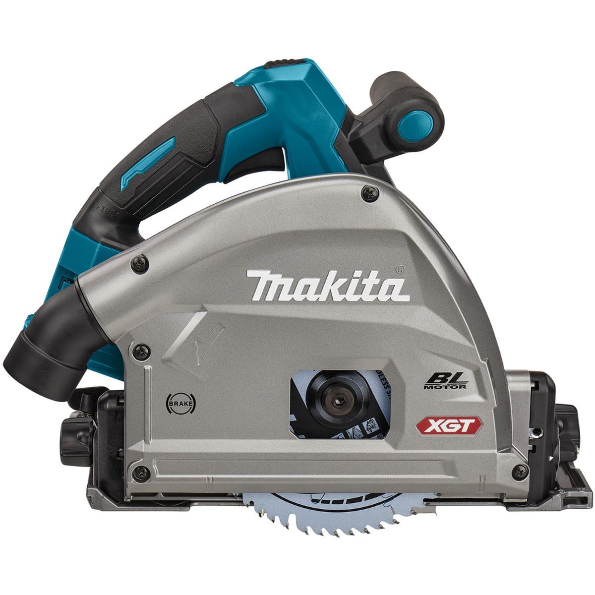 Makita SP001GZ03 40V Brushless Plunge Saw Body Only With 2 x Guide Rail, Clamp, Bag & Case