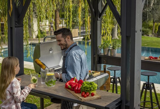 Signature Grill Gazebo - Ashwood Brown